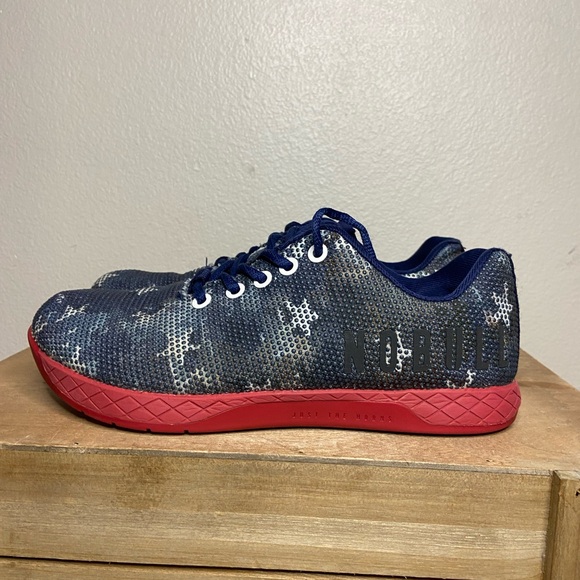 NOBULL grey blue stars trainers limited edition size 7.5 - Picture 6 of 8